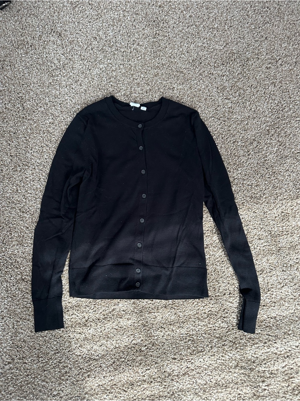 GAP Black Button-Front Women's Cardigan